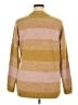 Madewell Stripes Tan Gold Pullover Sweater Size 1X - photo 2
