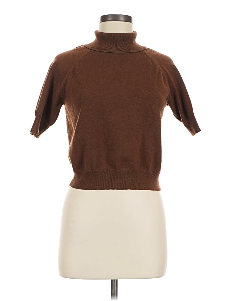 Pre-owned Cider Turtleneck Sweater In Brown