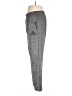 Adidas 100% Polyester Solid Gray Sweatpants Size L - photo 5
