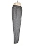 Adidas 100% Polyester Solid Gray Sweatpants Size L - photo 4