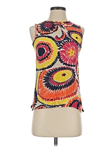 Trina Turk Sleeveless Silk Top (view 1)