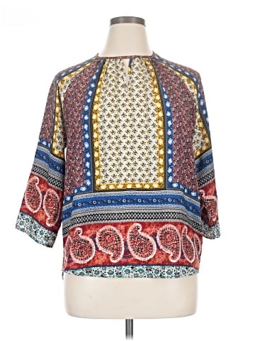 Renee C. 3/4 Sleeve Blouse (view 1)