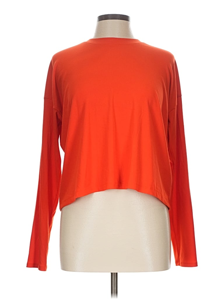 Pre-owned Calia Pullover Sweater In Orange