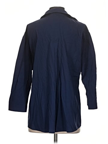 Lafayette 148 New York 3/4 Sleeve Button-Down Shirt (view 2)