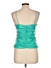 Unbranded 100% Polyurethane Green Sleeveless Blouse Size L (estimated) - photo 2