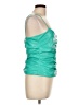 Unbranded 100% Polyurethane Green Sleeveless Blouse Size L (estimated) - photo 4