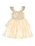 Zenzi 100% Recycled Polyester Ivory Dress Size 6 - 7 - photo 1
