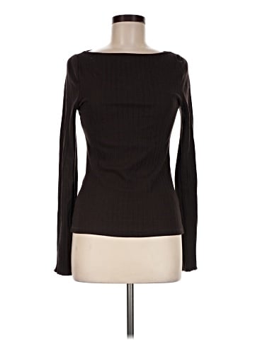 Madewell Ribbed Long-Sleeve Boatneck Top (view 1)
