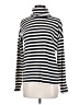 J.Crew 100% Cotton Stripes Silver Turtleneck Sweater Size XXS - photo 1