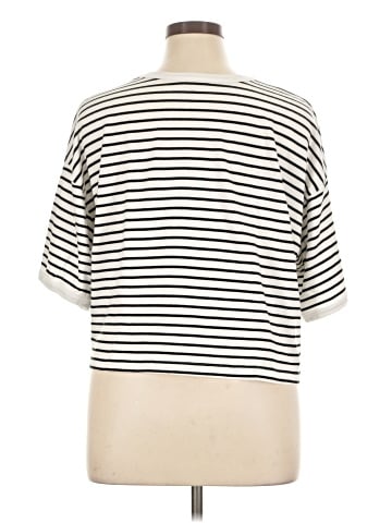 Madewell Relaxed Boxy Tee in Stripe (view 2)