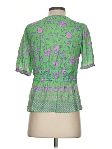 Rose + Olive Short Sleeve Blouse (view 2)