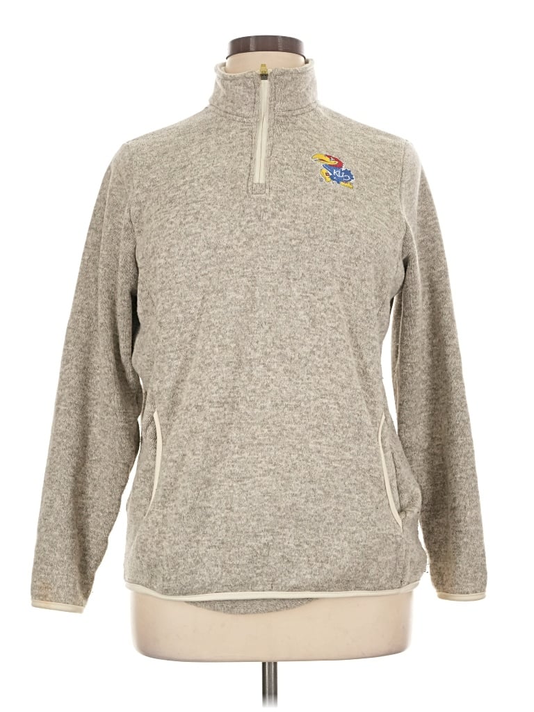 Pre-owned Charles River Apparel Pullover Sweater In Gray
