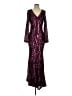 Xscape Purple Cocktail Dress Size 4 - photo 1