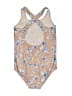 Unbranded Floral Tan One Piece Swimsuit Size 8 (estimated) - photo 2