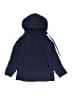 Hanna Andersson 100% Cotton Solid White Blue Pullover Hoodie Size 5 - photo 1