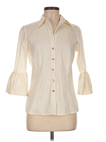 Jackie Jon 3/4 Sleeve Button-Down Shirt (view 1)