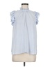 Express 100% Recycled Polyester Blue Sleeveless Blouse Size M - photo 1