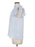 Express 100% Recycled Polyester Blue Sleeveless Blouse Size M - photo 5