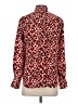 J.Crew Collection Print Red Long Sleeve Blouse Size 0 - photo 2