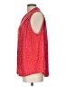 CAbi 100% Polyester Red Sleeveless Blouse Size L - photo 5