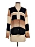 Joseph Ribkoff Color Block Brown Long Sleeve Blouse Size 2 - photo 1