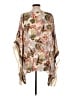 Chico's 100% Polyester Ivory Kimono Size L - photo 2