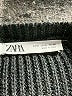 Zara Color Block Black Pullover Sweater Size S - photo 7