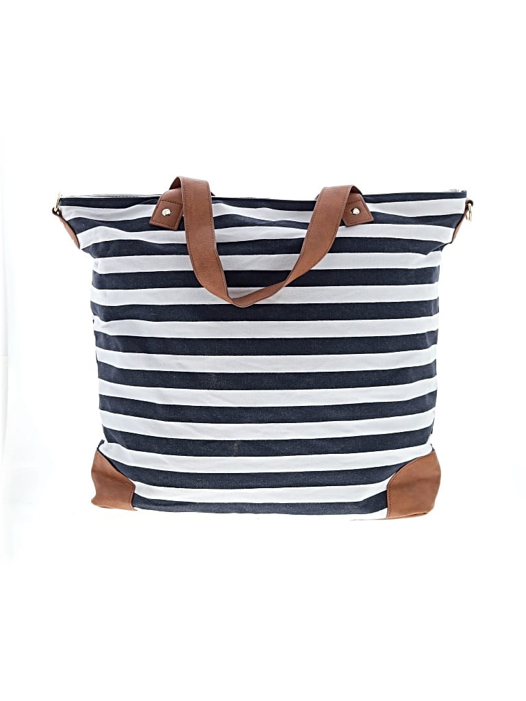 Pre-owned Merona Tote Bag In Blue