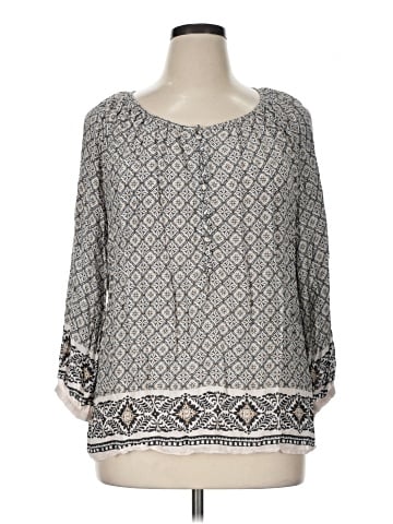Adrienne Vittadini 3/4 Sleeve Blouse (view 1)