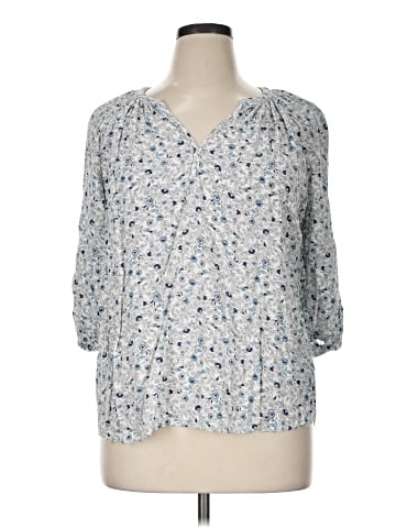 Jones & Co 3/4 Sleeve Blouse (view 1)