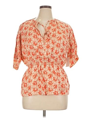 Joie Short Sleeve Blouse (view 1)