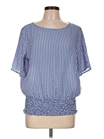 MICHAEL Michael Kors Short Sleeve Blouse (view 1)