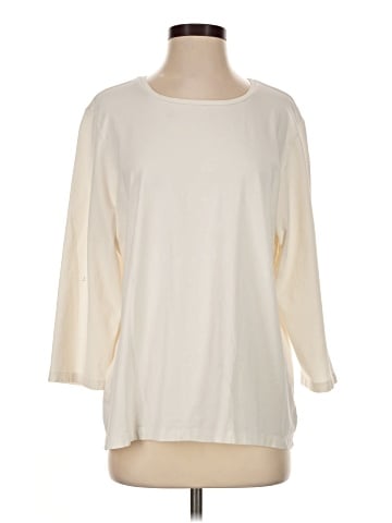 Chico's 3/4 Sleeve T-Shirt (view 1)