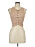 Forever 21 Tan Sleeveless Blouse Size L - photo 1