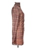 Atoir 100% Polyester Plaid Pink Brown Cocktail Dress Size L - photo 4