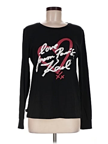 Karl Lagerfeld Paris Long Sleeve T-Shirt (view 1)
