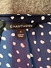 41Hawthorn 100% Polyester Polka Dots Blue Sleeveless Blouse Size S - photo 7