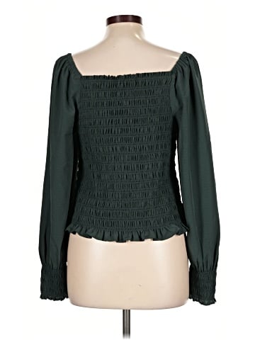 Madewell Lucie Bubble-Sleeve Smocked Top (view 2)