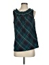 Talbots Outlet 100% Polyester Teal Sleeveless Blouse Size XS - photo 1