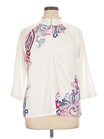 Zenergy by Chico's 3/4 Sleeve Blouse (view 1)
