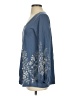 J.Jill Blue Long Sleeve Blouse Size XS - photo 5