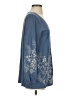 J.Jill Blue Long Sleeve Blouse Size XS - photo 4