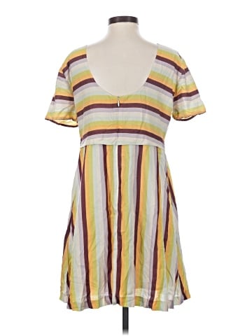 Madewell Striped Scoop-Back Dress (view 2)