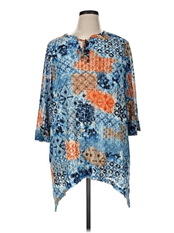Catherines 3/4 Sleeve Blouse (view 1)
