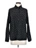 XXI 100% Polyester Polka Dots Black Long Sleeve Blouse Size S - photo 1