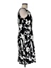 Kasper Graphic Black Cocktail Dress Size 8 - photo 4
