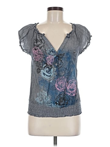 Maurices Short Sleeve Blouse (view 1)