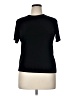 Kathie Lee Black Short Sleeve Top Size XL - photo 1