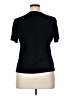 Kathie Lee Black Short Sleeve Top Size XL - photo 2