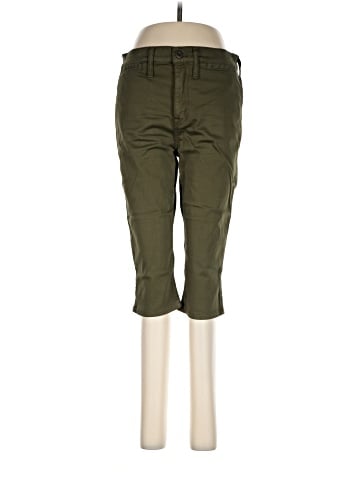Madewell The '90s Capri Pant in Garment-Dyed Sateen (view 1)